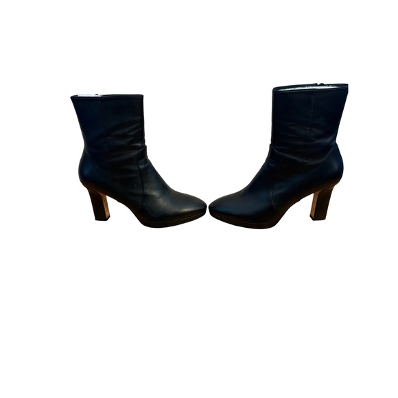 Stuart Weitzman Rosalind 90 Black Nappa Leather Ankle Boots 7 - Picture 6 of 13